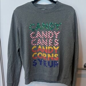 Hanna Andersson ELF Heather Gray Knit Sweatshirt
